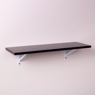 Prateleira Cor Preta 40x25cm Com Suporte Mão Francesa