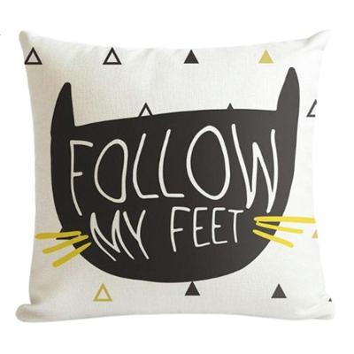 Almofada Cat Follow My Feet