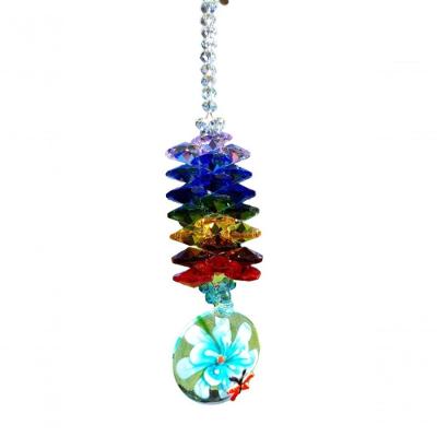Pingente De Cristal - Suncatcher - Murano + Cristal "miami"