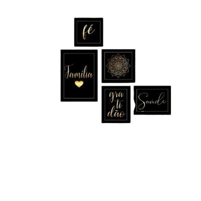 Quadros Placas Mdf 6mm Sala Quarto Frases Familia 7 Un 20x29