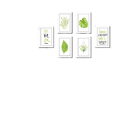 Quadros Placas Mdf 6mm Sala Cozinha Plantas 6un 29x20