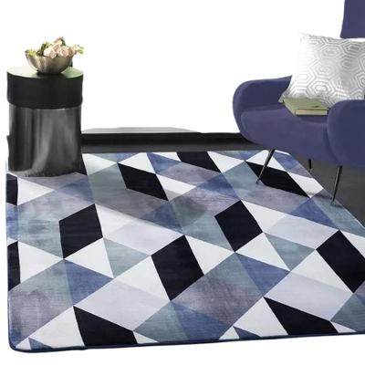 Tapete Flannel 2,00X1,40 Chevron Preto Branco