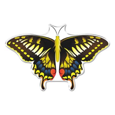 Adesivo Decorativo Em Relevo Facil Aplicação Borboleta Amarelo