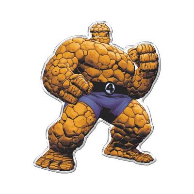 Adesivo Decorativo Em Relevo Fácil Aplicação Coisa (marvel Comics) Cor Branco