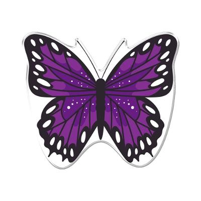 Adesivo Decorativo Em Relevo Facil Aplicação Borboleta Lilás