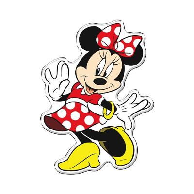 Adesivo Decorativo Em Relevo Fácil Aplicação Minie Mouse Cor Branco