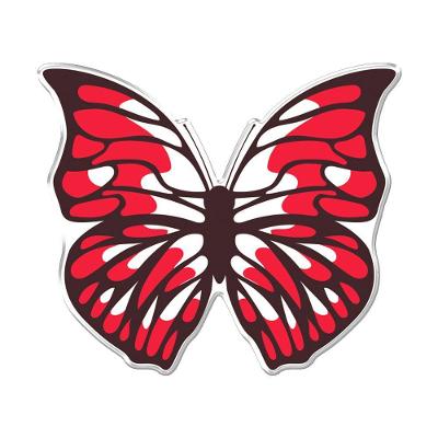 Adesivo Decorativo Em Relevo Facil Aplicação Borboleta Vermelho