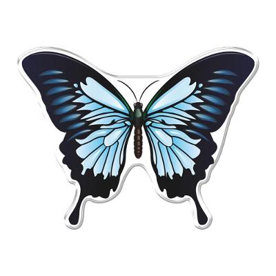 Adesivo Decorativo Em Relevo Facil Aplicação Borboleta Azul