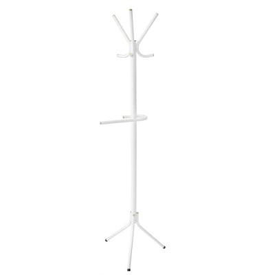 Cabideiro Tubo 2 Cb2001 Tubo Aço Carbono Vinci Móveis Branco