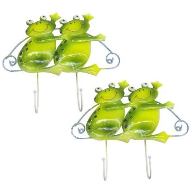 Gancho De Ferro Duplo Para Chapeu Bolsa Bone Enfeite Sapinhos Infantil Pendura Kit Com 2 (Pt-C-C)
