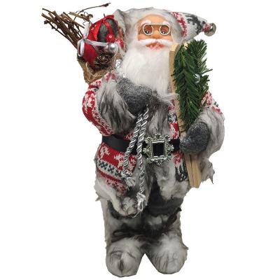 Papai Noel Natalino Boneco 30Cm Enfeite Natal