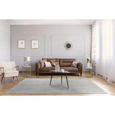 Tapete Turco Para Sala Magnifique 05 - 200 X 250 Cm - Bege E Cinza