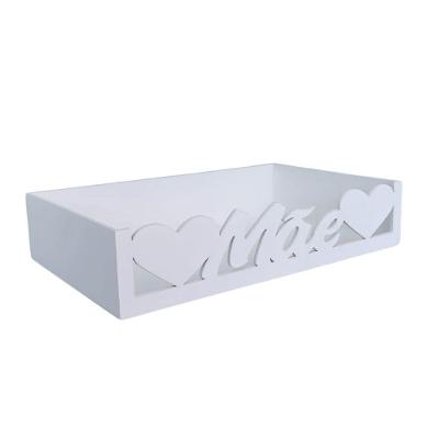 Bandeja Personalizada Mãe S/alça Para Café Da Manhã (24x15x05) Branco