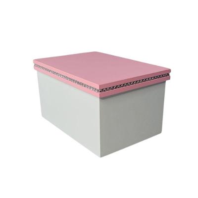 Caixa Personalizadas Para Duas Canecas Com Strass (18x12x10,5) Rosa/branco