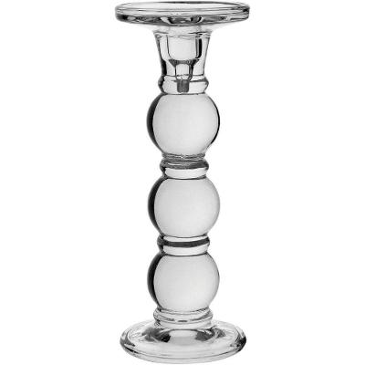 Copas Castiçal 24X9X9Cm Vidro Transp