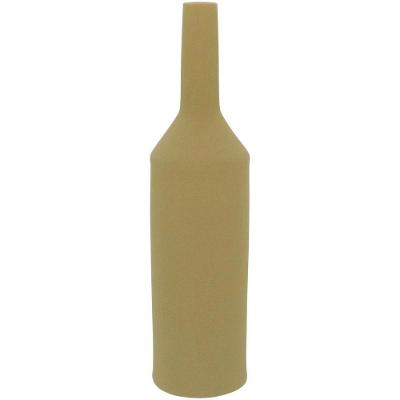 Emma Garrafa Decorativa 37X9X9Cm Cerâmica Amarelo