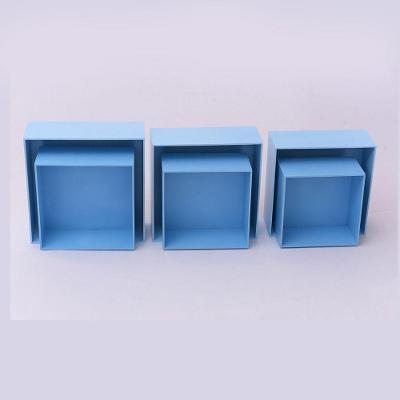 Kit 6 Nichos Decorativos Quarto/sala 100% Mdf Azul Claro