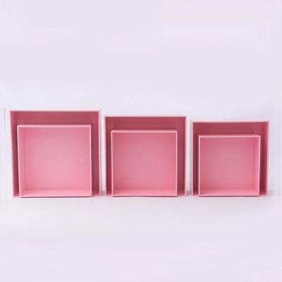 Kit 6 Nichos Decorativos Quarto/sala 100% Mdf Rosa