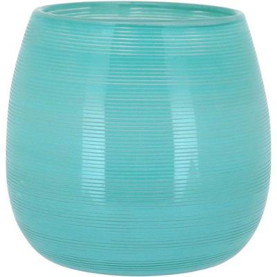 Juno Vaso 16X18X18Cm Vidro Verde