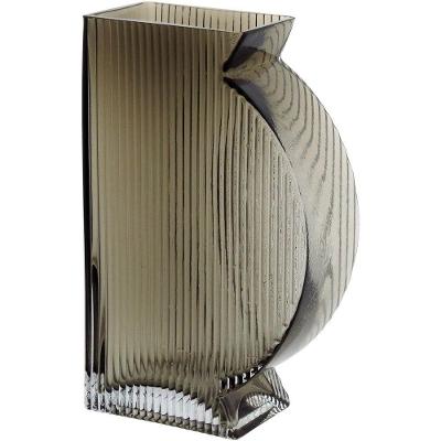 Marinella Vaso 20X12X6Cm Vidro Cinza