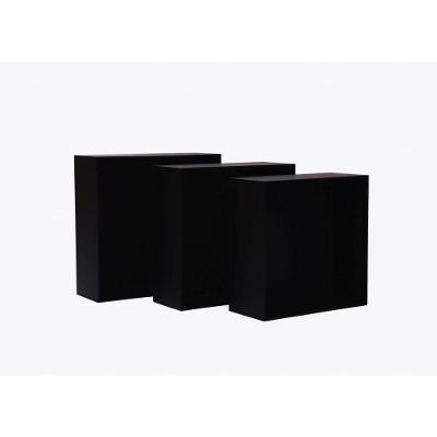 Kit Trio De Nicho Grande Decorativo Quarto/sala 100% Mdf Marrom Café