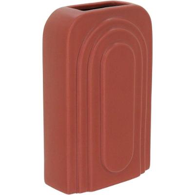 Opala Vaso 24X15X9Cm Cerâmica Coral