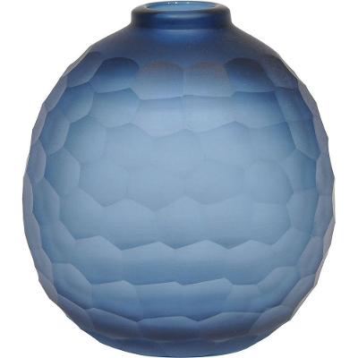 Moana Vaso 16X15X15Cm Vidro Azul