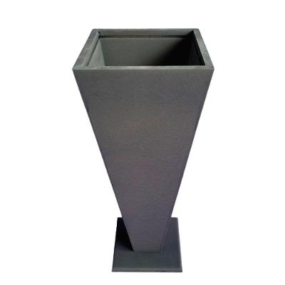 Vaso Taça De Canto Em Mdf (40cm) Marrom Café