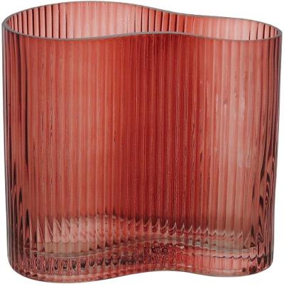 Zingaro Vaso 15X16X9Cm Vidro Laranja