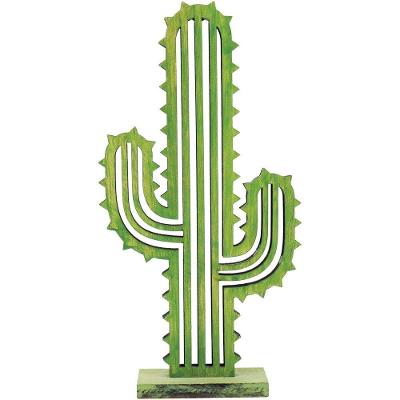 Vert Adorno 18X9X3Cm Mdf Verde Cacto