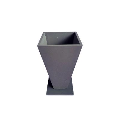 Vaso Taça De Canto Em Mdf (20cm) Marrom Café