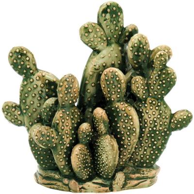 Áridos Adorno 27X28X12Cm Cerâmica Verde Cactus