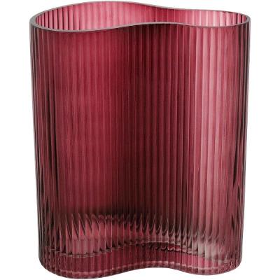 Zingaro Vaso 20X16X9Cm Vidro Vermelho