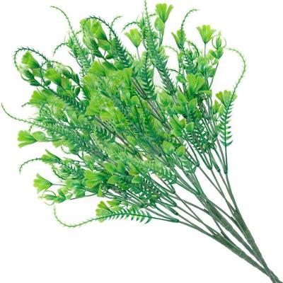 4 Ramos Decoração Arranjo Planta Artificial 5 Galhos Cada 39cm