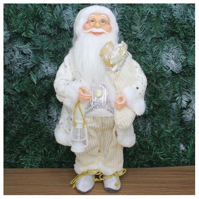 Boneco De Natal Papai Noel Tecido Lampião 45cm