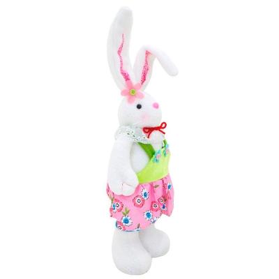 Coelha De Páscoa Decoração Enfeite Tecido Coelhinha 47cm