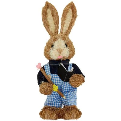 Coelho De Páscoa Decoração Enfeite Coelhinho 35cm