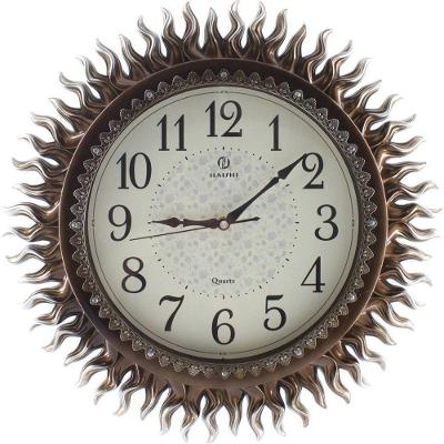 Relógio De Parede Místico Solar Oriental 45cm Bronze