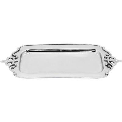Hattie Bandeja 2X39X16Cm Metal Prata