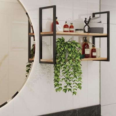 Suporte Preto Moderno Flutuante P/ Home Office 100x20cm