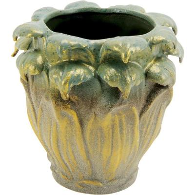 Chryso Vaso 17X17X17Cm Cerâmica Verde