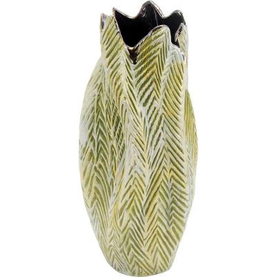 Albero Vaso 36X15X18Cm Cerâmica Verde