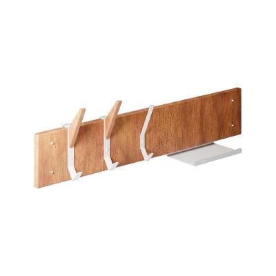 Cabideiro De Parede Em Madeira Linha Home Padrão Morphi Design 80Cm Aço Branco - Cor: Branco