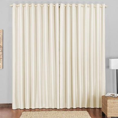 Cortina Blackout 2,00M X 1,70M Bege Tecido Blackout Corta Luz Sala Ou Quarto