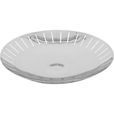 Lunaria Centro Mesa 6X36X36Cm Inox Prata