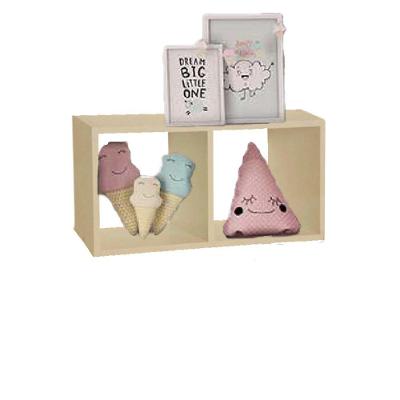 Nicho Duplo 40X20X20 Natural Mdf