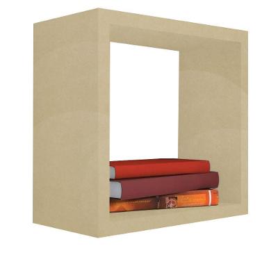 Nicho Decorativo 15x15x20cm Natural Mdf