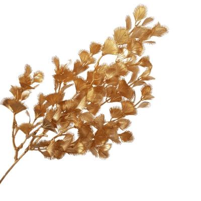 Galho Decorativo Dourado 50cm