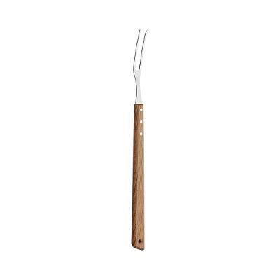 Garfo Trinchante Churrasco Com Lâmina Em Aço Inox E Cabo De Madeira 46 Cm - Tramontina