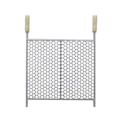Grelha Para Churrasqueira Moeda De Inox 50x40 Perfil Galvanizado